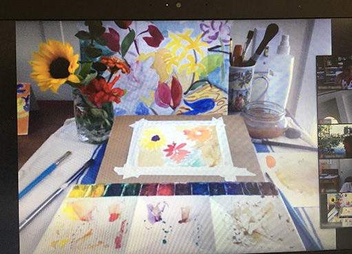 PaintingsseenonZoom