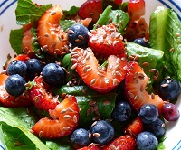 SaladwithStrawberriesandBlueberries