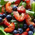 SaladwithStrawberriesandBlueberries