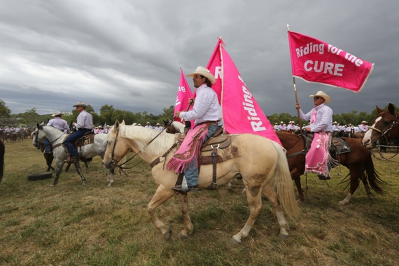 Rancheros Ride Horses