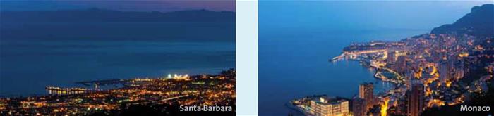 SantaBarbaraandMonacoatNight