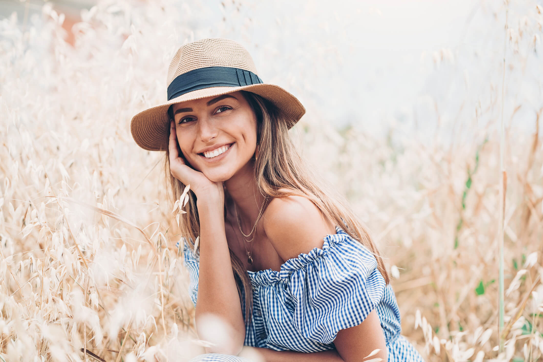 Smiling woman