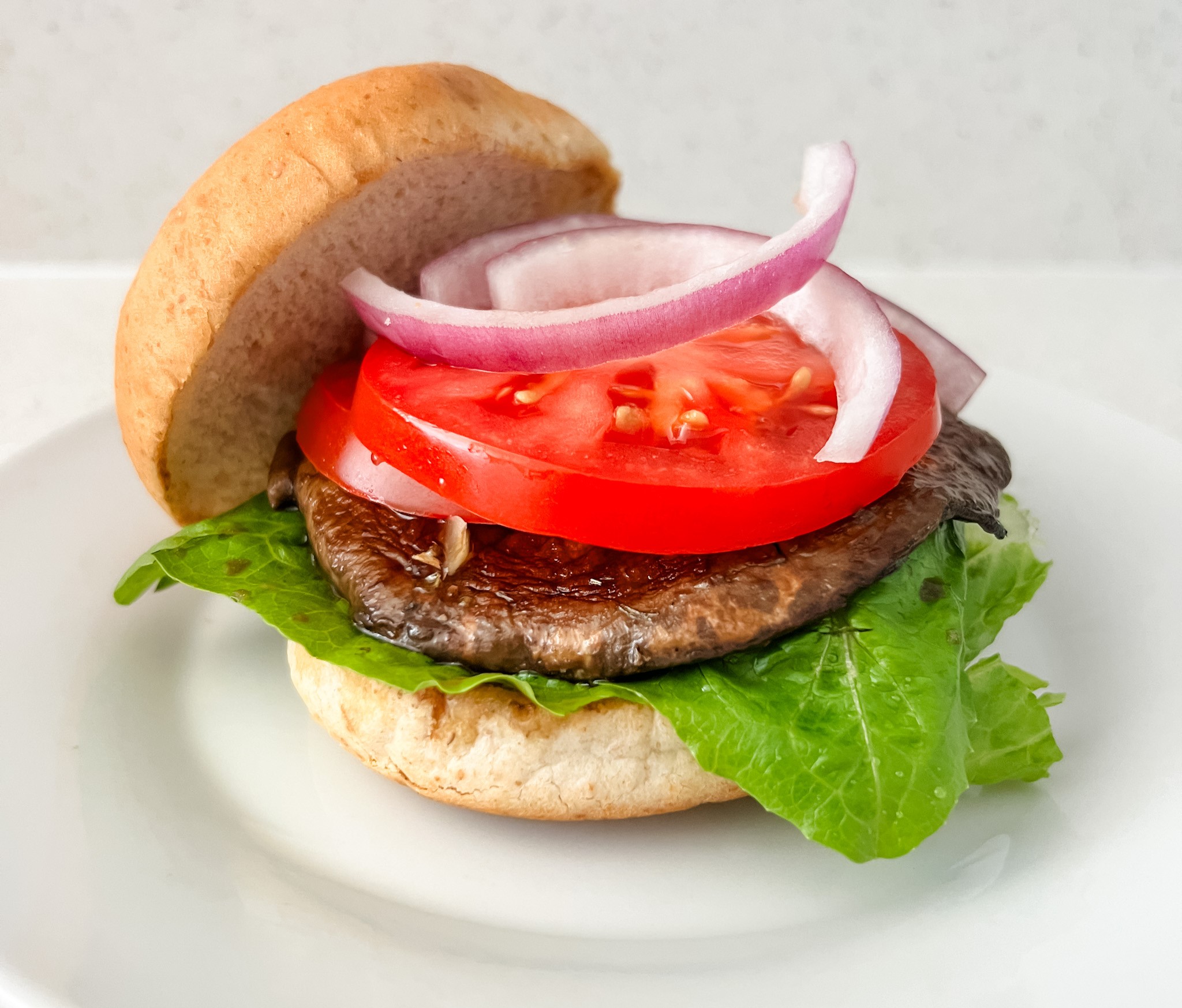 Grilled Portobello Mushroom Burger